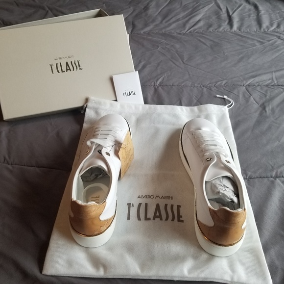 White Alviero Martini Sneakers - Picture 2 of 7